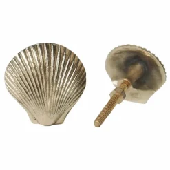 Doing Goods Poignée de porte en laiton Shell | Doré Best