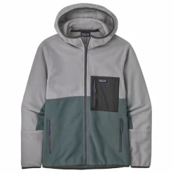 Patagonia Polaire Zippée Microdini Fibres Recyclées | Vert de gris Sale