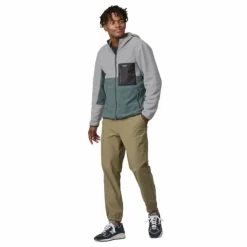 Patagonia Polaire Zippée Microdini Fibres Recyclées | Vert de gris Sale