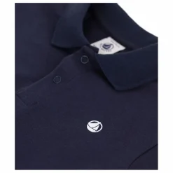 Petit Bateau Polo Barista Coton Bio | Bleu marine Clearance
