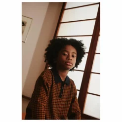 Enfant FUB Polo Carreaux Laine de Mérinos |