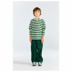 The Animals Observatory Polo Eel Rayé | Vert Outlet