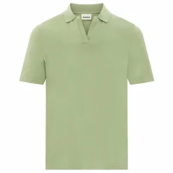 SMALLABLE BASICS Polo Homme Coton Bio | Vert Eucalyptus Discount