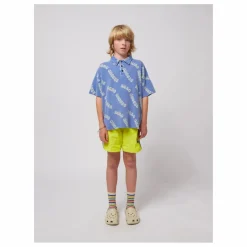 Bobo Choses Polo Logo Coton Bio | Bleu Clearance