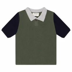 Aymara Polo Maille Enzo Coton Bio | Vert kaki Online