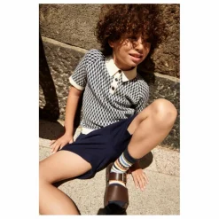 Enfant FUB Polo Maille Fine Harlekin Coton Bio |