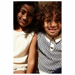 Enfant FUB Polo Maille Fine Harlekin Coton Bio |