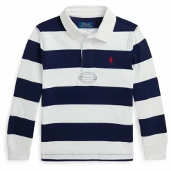 Ralph Lauren Polo Manches Longues Rugby Rayé | Bleu marine Online