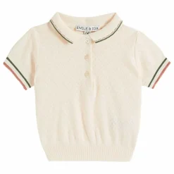 Enfant Emile et Ida T-Shirts, Chemises|T-Shirts, Chemises|Polo Pointelle |