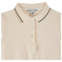 Enfant Emile et Ida T-Shirts, Chemises|T-Shirts, Chemises|Polo Pointelle |