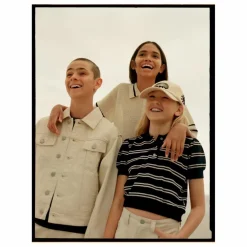 Best Molo Polo Raki Rayé Coton Bio | Noir