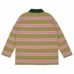 Main Story Polo Rayé Coton Bio | Beige