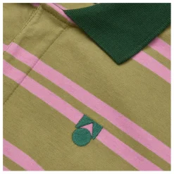 Main Story Polo Rayé Coton Bio | Beige