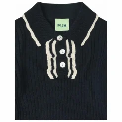 Enfant FUB Blouses, T-Shirts|Polo Volants Maille Fine Laine de Mérinos |