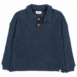 Búho Polo Waffle | Bleu marine Clearance