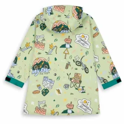 Sale Hello Hossy Poncho Imperméable Mountain Ride | Vert pâle