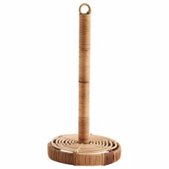 Madam Stoltz Art De La Table|Porte essuie-tout en rotin