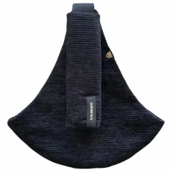 Wildride Porte-bébé en velours côtelé | Noir