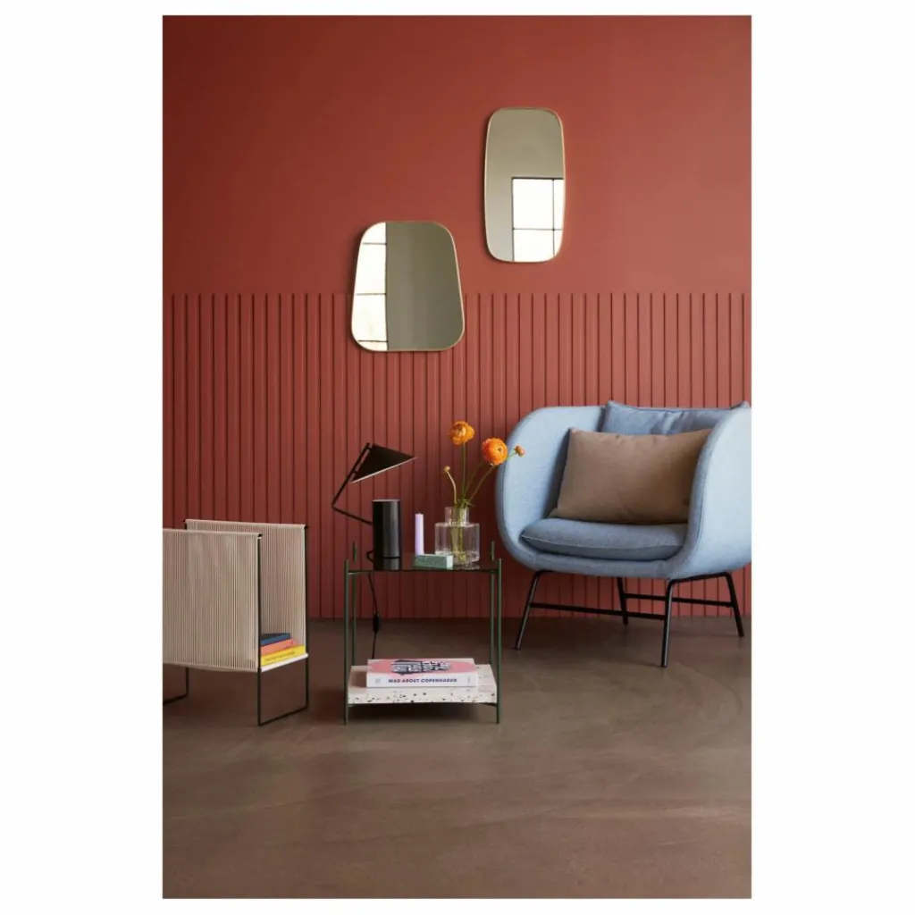 Hübsch Porte-revues en corde et métal | Noir Outlet