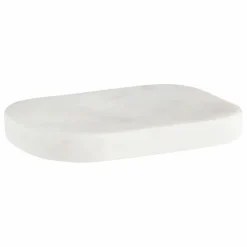Madam Stoltz Porte-savon en marbre | Blanc Clearance