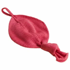 Hvid Porte-Tétine Titi Laine Mérinos | Rose fuschia New