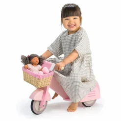 Tender Leaf Toys Porteurs, Trotteurs|Porteurs Et Trotteurs|Porteur scooter avec panier