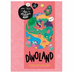 Online Omy x Gallimard Jeunesse Poster à colorier Dinoland Multicolore