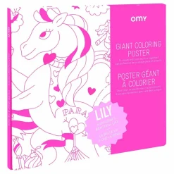 Omy Loisirs Créatifs|Poster à colorier Lily |