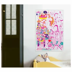 Omy Loisirs Créatifs|Poster à colorier Lily |