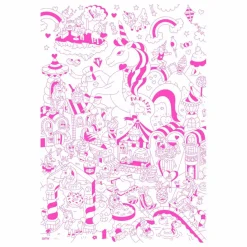 Omy Loisirs Créatifs|Poster à colorier Lily |