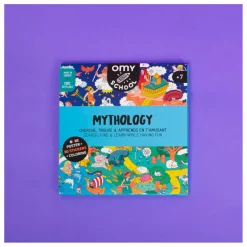 Omy Poster avec stickers Mythology