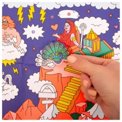 Omy Poster avec stickers Mythology