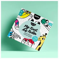 Discount Omy Poster géant à colorier My First Art Poster Multicolore