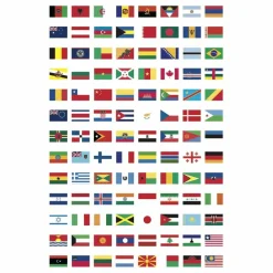 Poppik Poster sticker Drapeaux