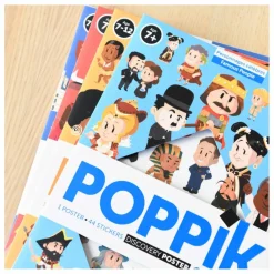 Poppik Loisirs Créatifs|Poster sticker Personnages célèbres