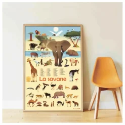 Poppik Poster sticker Savane