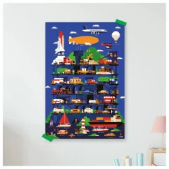 New Poppik Poster sticker Vroom Multicolore