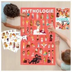 New Poppik Poster stickers Mythologie Multicolore