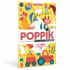 Poppik Poster stickers La ferme Multicolore Clearance