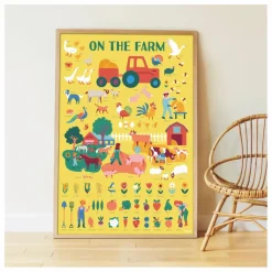 Poppik Poster stickers La ferme Multicolore Clearance