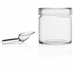 New Ichendorf Milano Pot à sucre Piuma en borosilicate Transparent