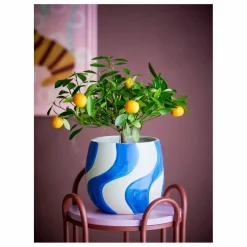 Bloomingville Vases, Objets Déco|Pot de fleurs Romy en grès |