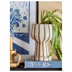 Bloomingville Pot en grès Agna | Marron Online