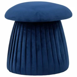 Hot Bloomingville Pouf en polyester recyclé Roberta | Bleu