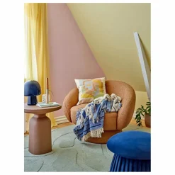 Hot Bloomingville Pouf en polyester recyclé Roberta | Bleu