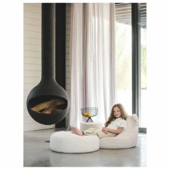 Wigiwama Pouf en teddy | Ecru Hot