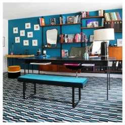 Maison Sarah Lavoine Pouf Léo en velours | Ocre Outlet