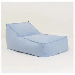 Nobodinoz Pouf long Lucky | Bleu Sale