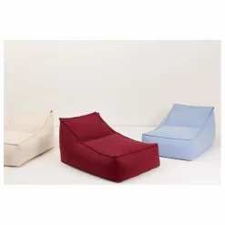 Nobodinoz Pouf long Lucky | Rouge