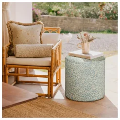 Best Palais Pouf Maya | Bleu Glacier